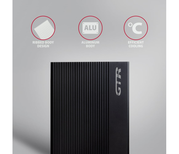 AXAGON EE35-GTR Obudowa zewnętrzna aluminiowa USB3.2 Gen1 - SATA 6G 3.5" - 1485443 - zdjęcie 2